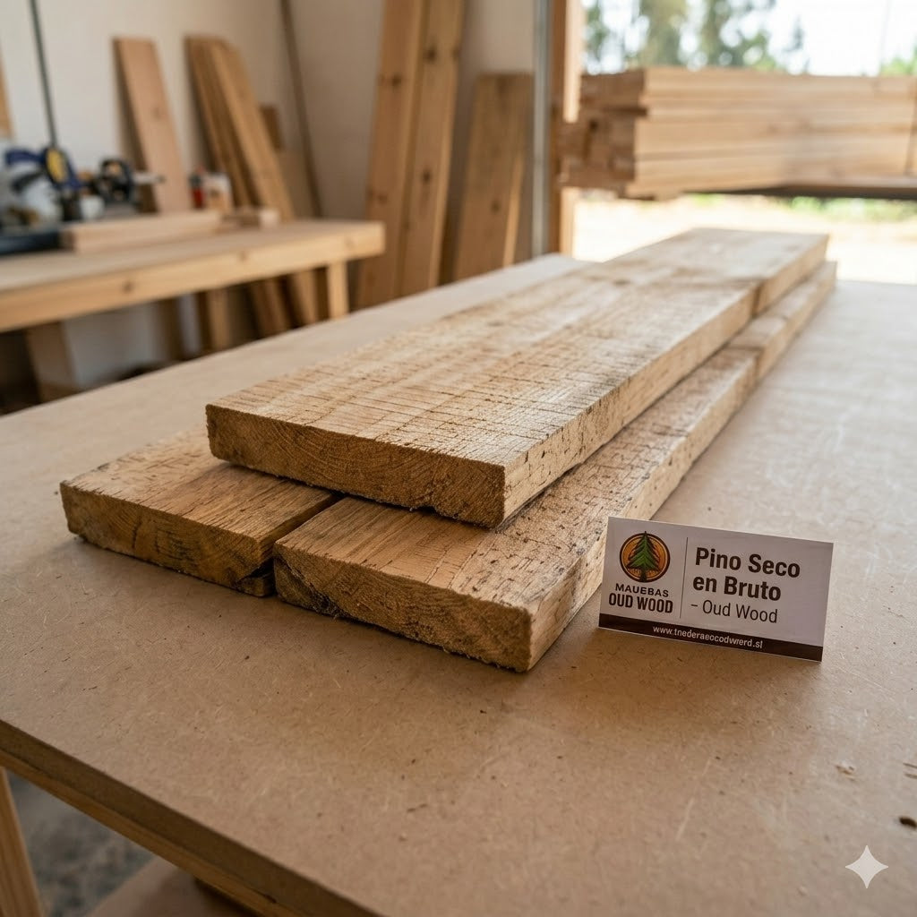 MADERA PINO SECO EN BRUTO